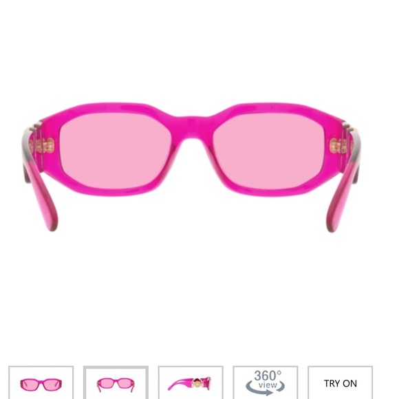 Versace Pink Sunglasses - Picture 3 of 5
